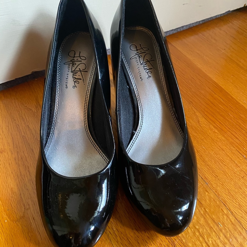 Black Patent Leather Pumps